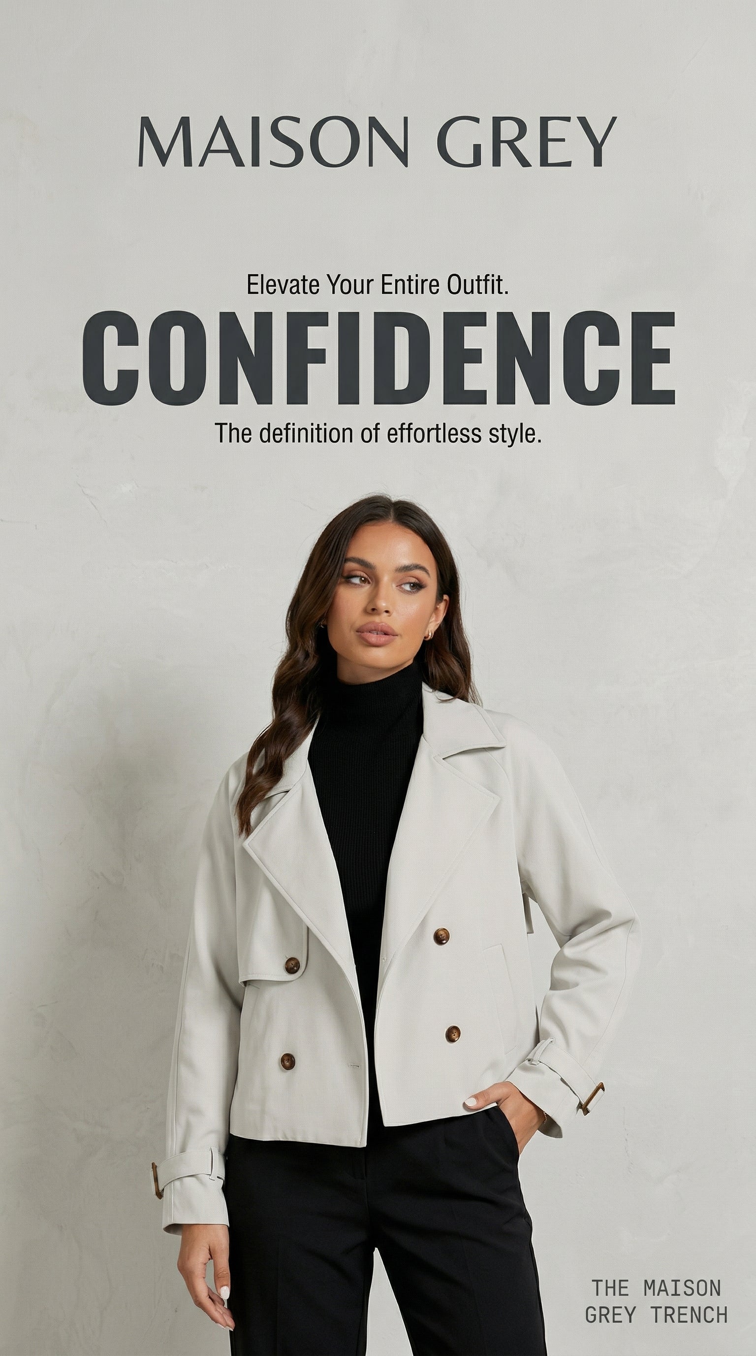 The Maison Grey Trench